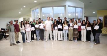 Dpü'de Türkiye İş Kurumu öğrencilerine teşekkür belgesi takdim edildi