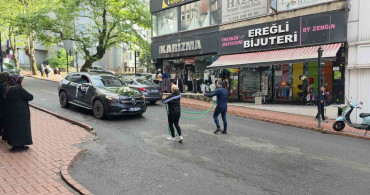 Düğün Konvoyunda Sürpriz Durdurma Anı