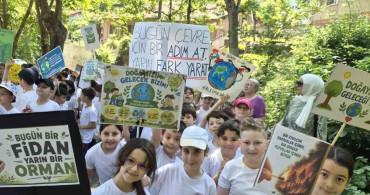 Dünya Çevre Günü'nde Farkındalık Yürüyüşü