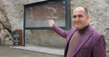 Dünyada Tek Olan 600 Yıllık Kaya Kitabe Restore Edildi