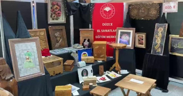 Düzce El Sanatları Eğitim Merkezi Ankara’da Kendini Gösterdi