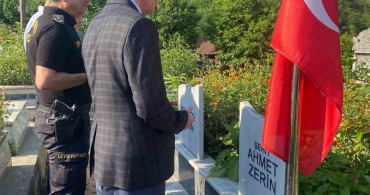 Düzce Emniyet Müdürü Şehit Polis Ailesini Ziyaret Etti