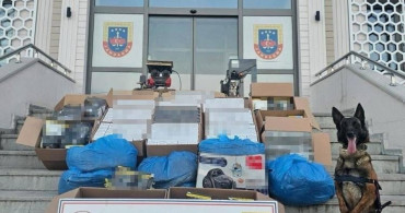 Düzce'de 130 bin makaron ele geçirildi