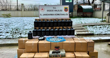 Düzce'de Kaçak Alkol ve Uyuşturucu Operasyonu
