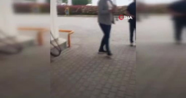 Düzce'deki Eğlenceli Akaryakıt İstasyonu Görüntüleri