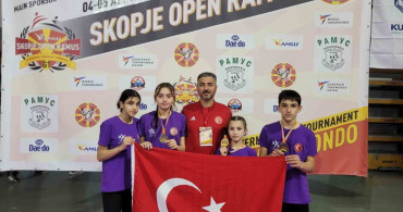 Düzceli Taekwondocular Makedonya'da Başarıya İmza Attı