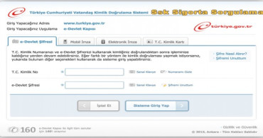 E-Devlet SGK Hizmet Sorgulama