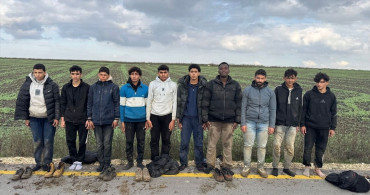 Edirne'de 10 Düzensiz Göçmen Yakalandı