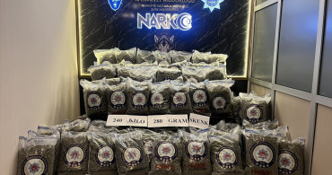 Edirne'de 240 Kilogram Uyuşturucu Operasyonu