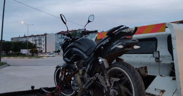 Edirne'de Abartı Egzozlu Motosiklete Yüksek Ceza