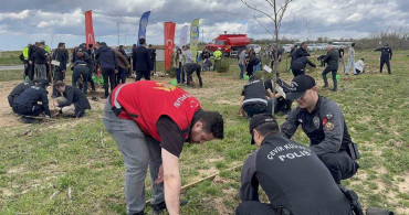 Edirne'de Anlamlı Vefa: Polis Şehitleri Hatıra Ormanı Açıldı