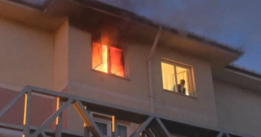 Edirne'de Apartman Yangını Panik Yarattı