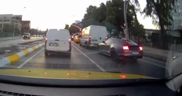 Edirne’de iki motosikletin çarpıştığı kaza kameraya yansıdı: 1 yaralı