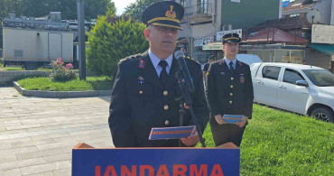 Edirne'de jandarma teşkilatının 187'nci yılı törenle kutlandı