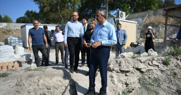 Edirne'deki Gazi Mihal Hamamı'nın Restorasyonu Devam Ediyor