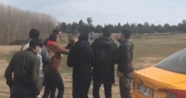  Edirne'ye Giden Göçmenler ile Taksiciler Arasında Kavga