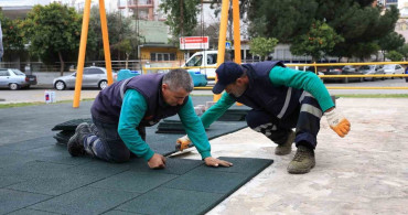 Efeler Belediyesi Parklarda Bakım ve Onarım Çalışmalarına Devam Ediyor