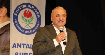 Eğitim-Bir-Sen Antalya şube başkanı miran, yks adaylarına başarılar diledi