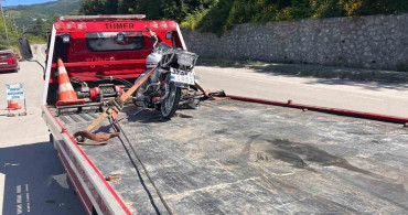 Ehliyetsiz motosiklet sürücüsüne 253 bin lira ceza kesildi