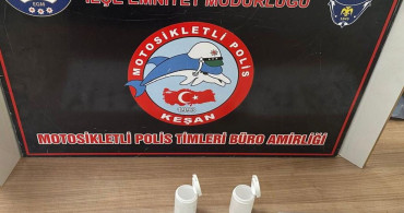 Ehliyetsiz Plakasız Motosiklet Kullanımı: Uyuşturucu Yakalandı
