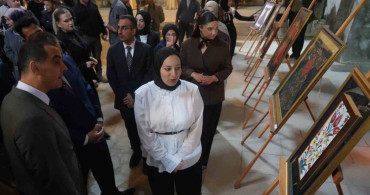 Ejder Kervansarayı'nda Nakş-ı Saray Sergisi Açıldı