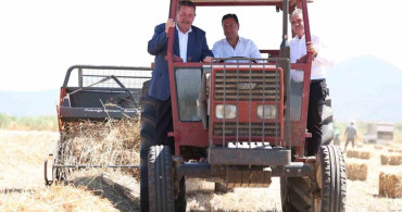 Ekinanbarı'nda üreticinin yükünü hafifleten destek