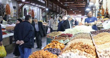 Elazığ Kapalı Çarşı'da Kurban Bayramı Alışveriş Yoğunluğu