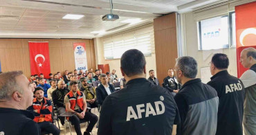 Elazığ Orman Bölge Müdürlüğü Personeline Afet Eğitimi