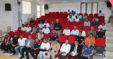 Elazığ'da arazi yangınlarına karşı toplantı gerçekleştirildi
