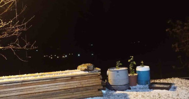 Elazığ'da Dolu Yağışı Hayatı Olumsuz Etkiledi