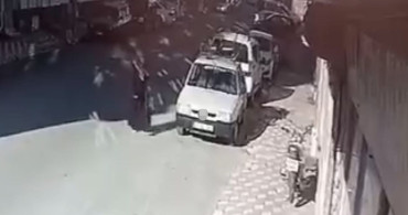 Elazığ'da düşen parayı alıp kaçan kadın güvenlik kamerasında