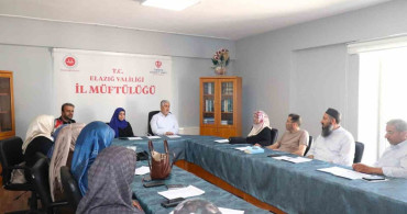 Elazığ'da Manevi Rehberlik Faaliyetleri Değerlendirildi