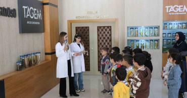 Elazığ'da Minik Öğrencilerin Balık Müzesi Gezisi