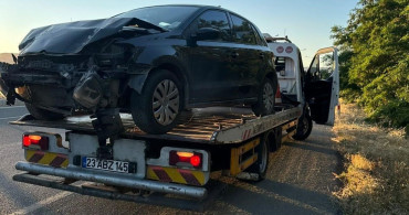 Elazığ'da otomobil şarampole uçtu: 1 yaralı