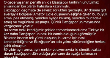 Elazığspor: Küllerinden Yeniden Doğacağız