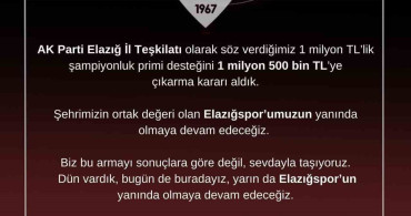Elazığspor'a Destek Artıyor