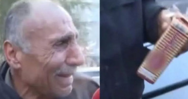 Elinde bisküvisi ile enkaz başında iyi bir haber bekliyordu: Bir oğluna kavuştu