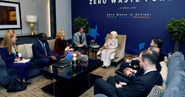 Emine Erdoğan ile UNECE İcra Sekreteri Tatiana Molcean Arasında Sürdürülebilirlik Görüşmesi