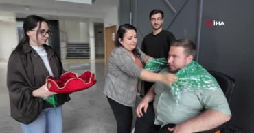 Engelli Genç Serkan'ın Asker Olma Hayali Gerçekleşti