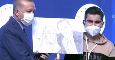 Engelli Gencin Hediyesi Cumhurbaşkanı Erdoğan'ı Duygulandırdı!