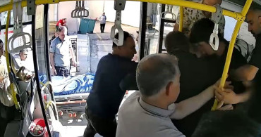 Epilepsi nöbeti geçiren yolcuyu hastaneye yetiştiren şoför Cemil Kozan'a takdir