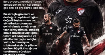 Ercan Coşkun Elazığspor'a Veda Etti