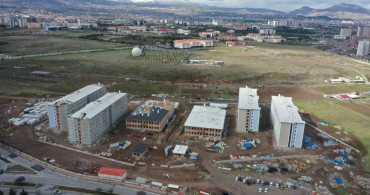 Erciyes Üniversitesi'nde Yurt İnşaatında Son Aşama
