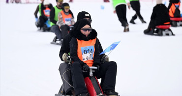 Erciyes'te 10. Eşler Arası Kızak Yarışması