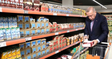 Erdoğan'dan Tarım Kooperatiflerine Destek Amaçlı Market Alışverişi