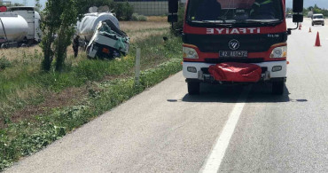 Ereğli’de tanker kazası: 1 yaralı