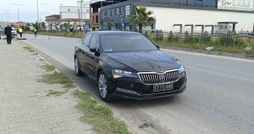 Erfelek Belediye Başkanı’nın Makam Aracı Trafik Kazası Geçirdi