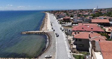 Eriklice sahili yeni görünümüyle hizmette