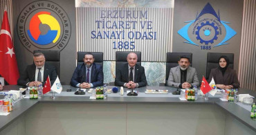 ERSİAD Heyetinin ETSO Ziyareti: Erzurum'un Stratejik Rolü Vurgulandı