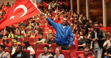 Erü’de milli maç heyecanı yaşandı